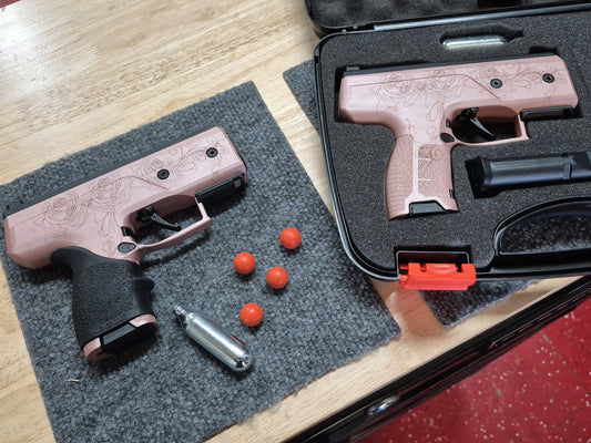 Rose Gold Engraved Compact Launcher