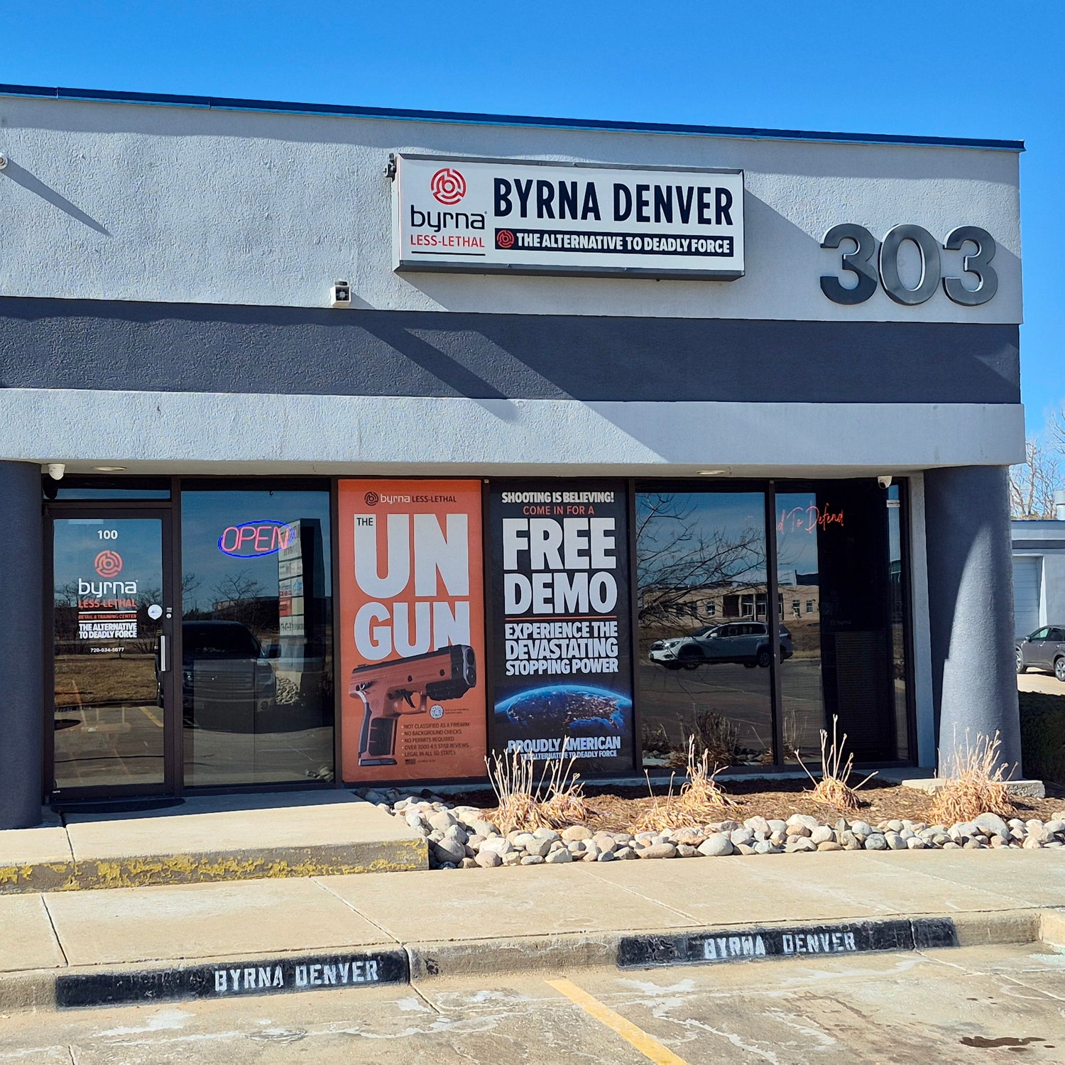 Byrna Denver storefront.
