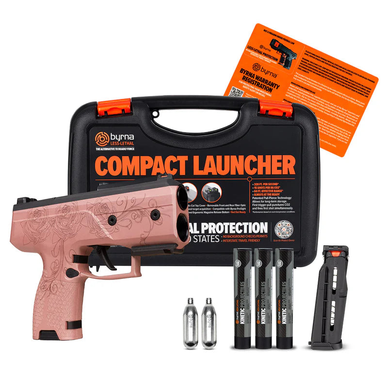 Rose Gold Engraved Compact Launcher
