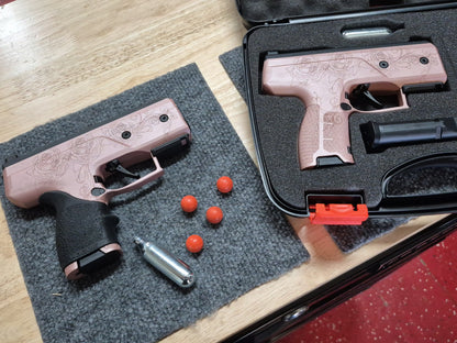 Rose Gold Engraved Compact Launcher