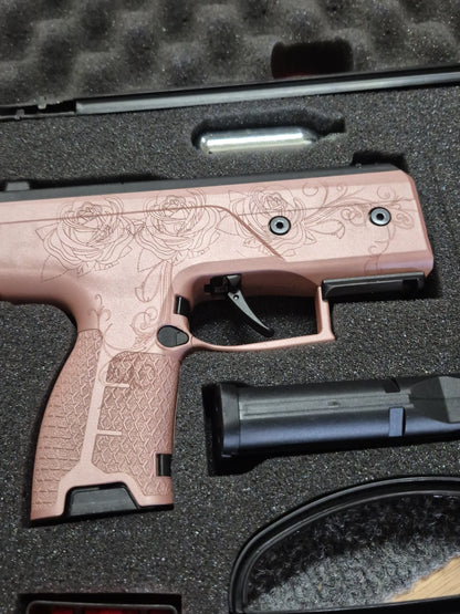 Rose Gold Engraved Compact Launcher